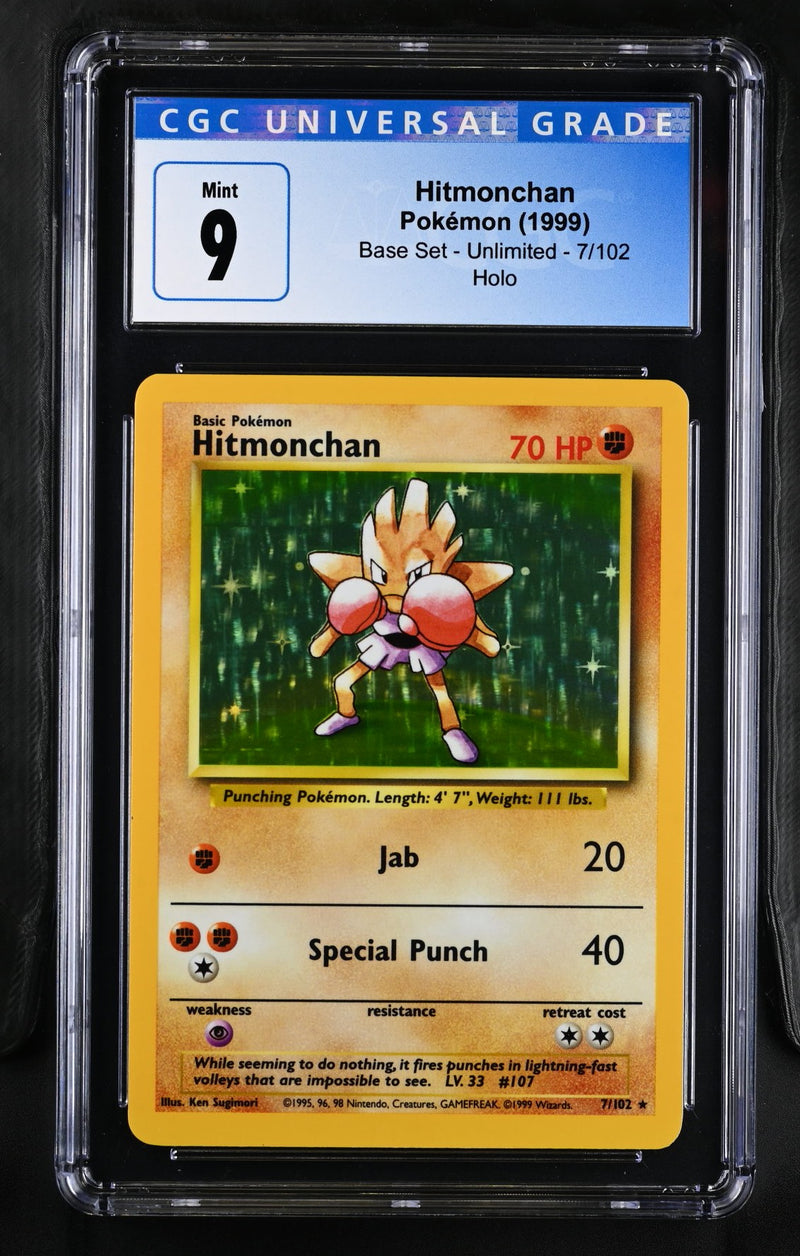 Hitmonchan 7/102 Base Set CGC 9 4150751050
