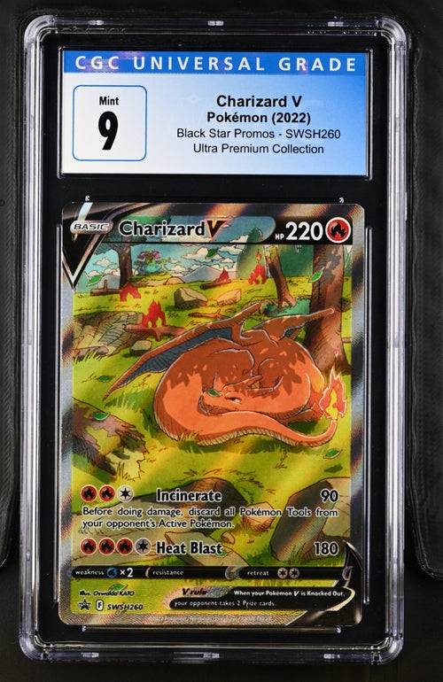 Charizard V SWSH260 Black Star Promo CGC 9 4172376018