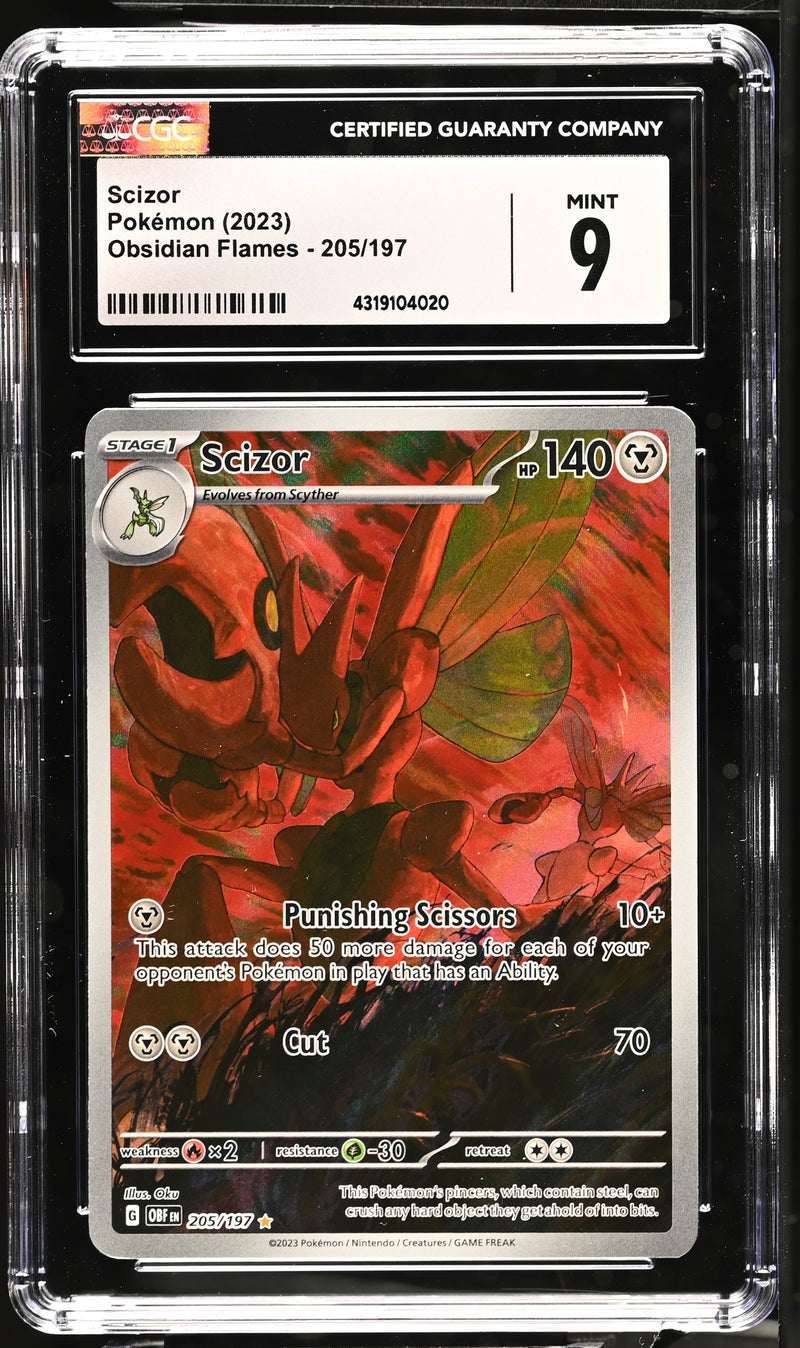 Scizor 205/197 Obsidian Flames CGC 9 4319104020