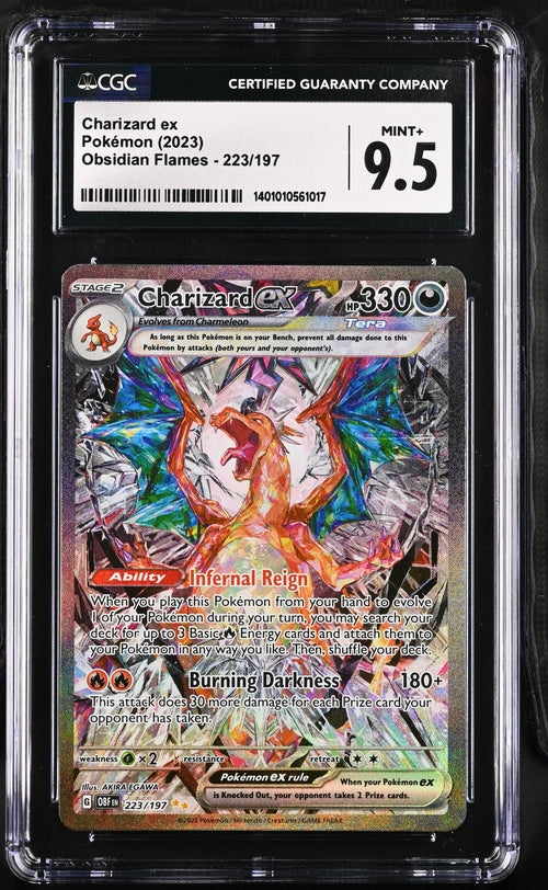 Charizard ex 223/197 Sword & Shield: Obsidian Flames CGC 9.5 1401010561017