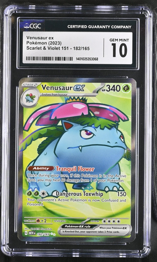 Venusaur ex 182/165 S&V: 151 CGC 10 1401025353068