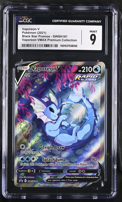 Vaporeon V SWSH181 Swords & Shield: Black Star Promo 1401037038065