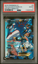 Team Aqua's Kyogre EX 6/34 Double Crisis PSA 2 114625306