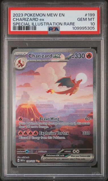 Charizard ex 199/165 S&V: 151 PSA 10 109995305