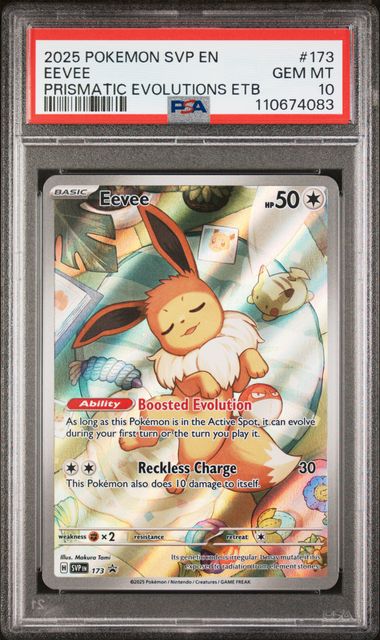 Eevee (173) Black Star Promos PSA 10 110674083