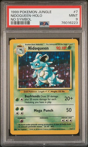 Nidoqueen 7/64 Jungle No Symbol PSA 9 76016223