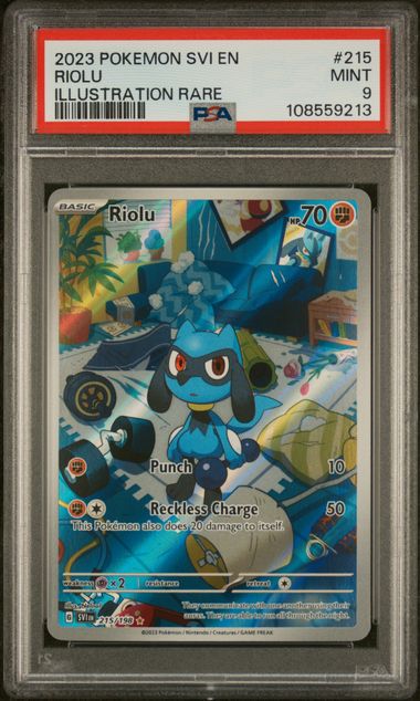 Riolu 215/198 Scarlet & Violet PSA 9 108559213