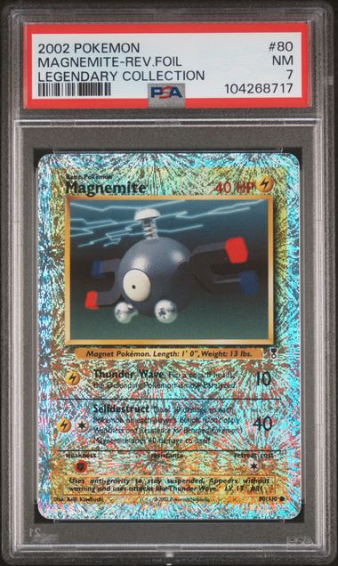 Magnemite 80/110 Legendary Collection Reverse Foil PSA 7 104268717