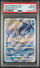 Glaceon VSTAR GG40/GG70 Crown Zenith PSA 10 106302594