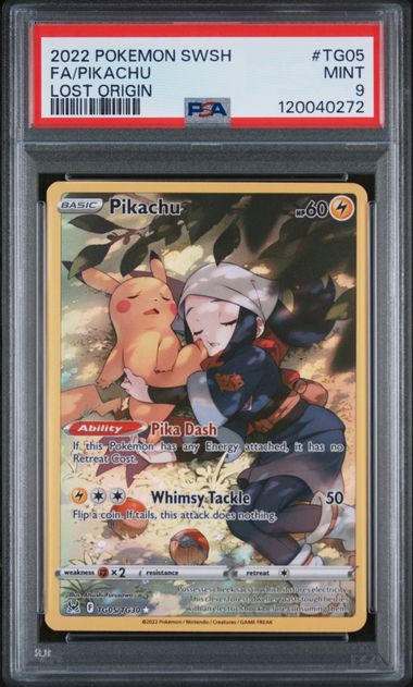 Pikachu TG05/TG30 Lost Origin PSA 9 120040272