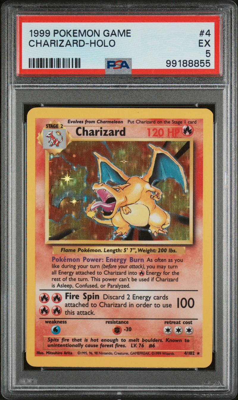 Charizard 4/102 Base Set PSA 5 99188855