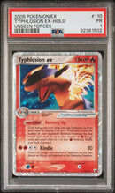 Typhlosion ex 110/115 Unseen Forces PSA 1 92361502