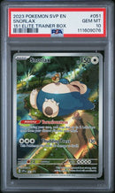 Snorlax (051) Black Star Promo PSA 10 111609076