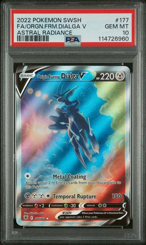 Origin Forme Dialga V 177/189 Astral Radiance PSA 10 114726960