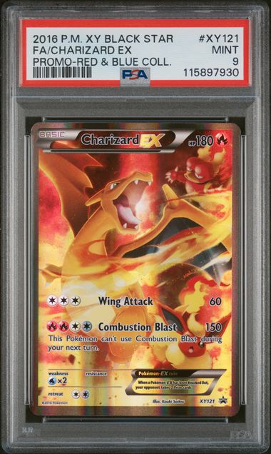 Charizard EX XY121 Black Star Promo PSA 9 115897930