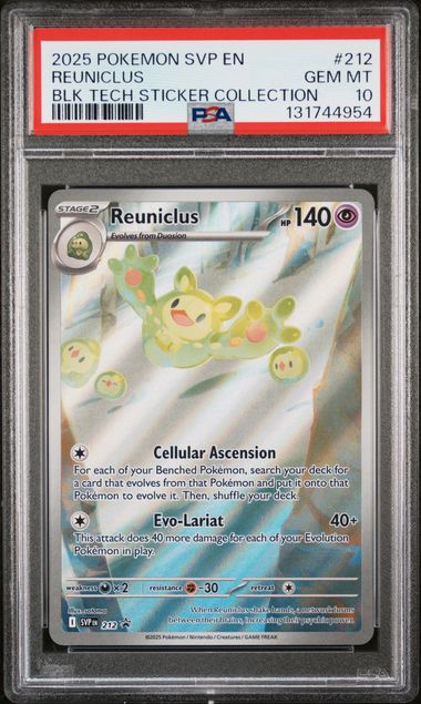 Reuniclus (212) Black Star Promo PSA 10 131744954