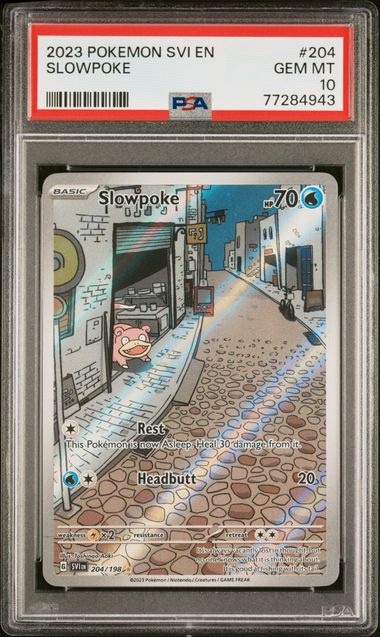 Slowpoke 204/198 Scarlet & Violet Base Set PSA 10 77284943