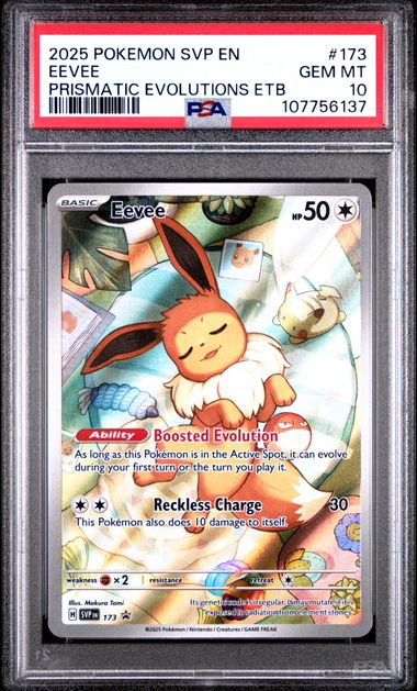 Eevee (173) Black Star Promo PSA 10 107756137