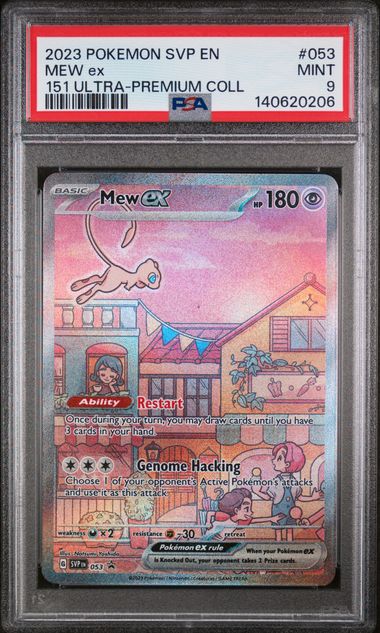 Mew ex (053) Black Star Promo PSA 9 140620206