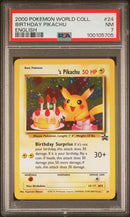Birthday Pikachu 24 Black Star Promo PSA 7 100105705