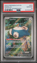 Snorlax 051 151 Elite Trainer Promo PSA 10 101442613