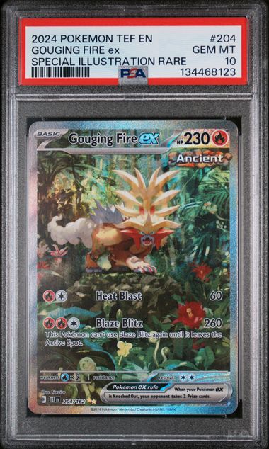 Gouging Fire ex 204 Temporal Forces Special Illustration Rare PSA 10 134468123