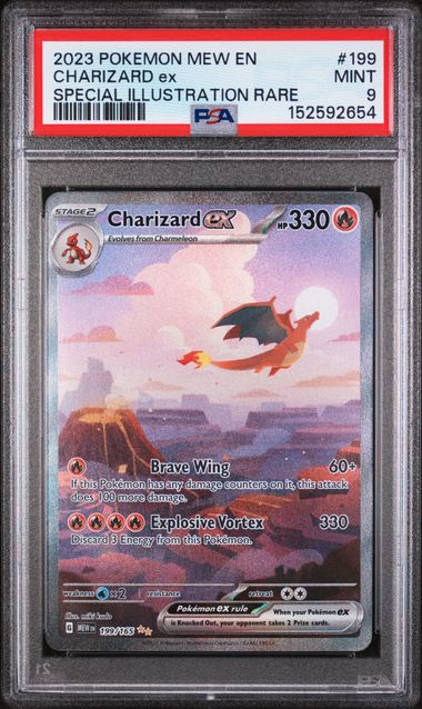 Charizard ex 199/165 S&V 151 PSA 9 152592654