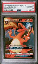 Charizard GX 9/68 Hidden Fates PSA 10 73122071