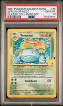 Venusaur 15/102 Celebrations Classic Collection PSA 10 76433404