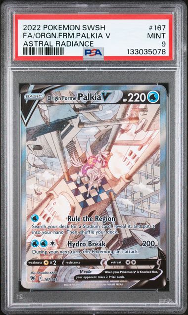 Origin Forme Palkia V 167/189 Astral Radiance PSA 9 133035078