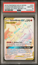 Charizard & Braixen GX 251/236 Sun & Moon: Cosmic Eclipse PSA 10 94459041