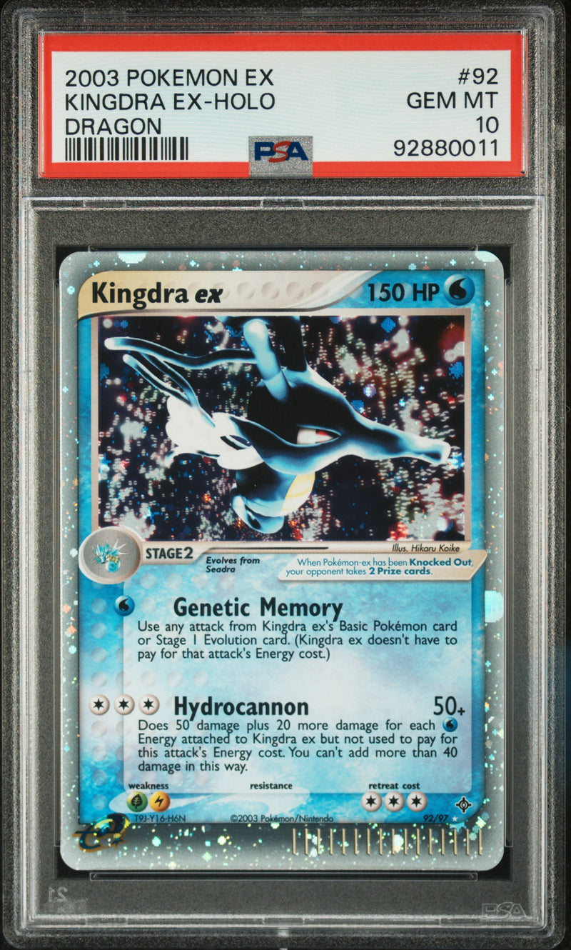 Kingdra ex 92/97 ex Dragon PSA 10 92880011
