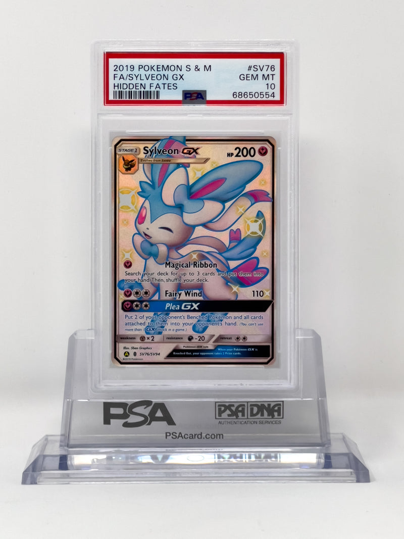 Sylveon GX SV76/SV94 Hidden Fates PSA 10 68650554