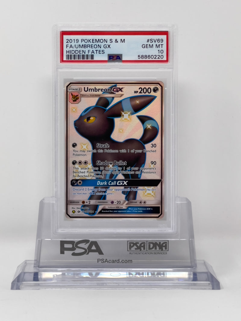 Umbreon GX SV69/SV94 Hidden Fates PSA 10 58860220
