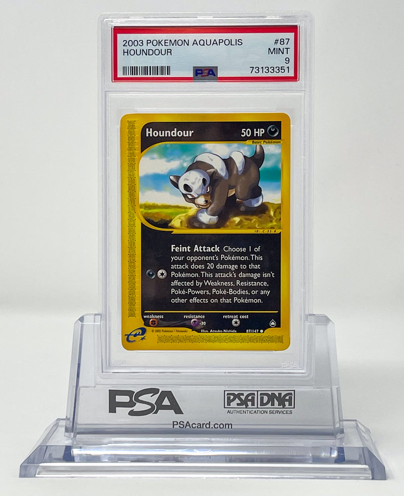 Houndour Aquapolis 87/147 PSA 9 73133351