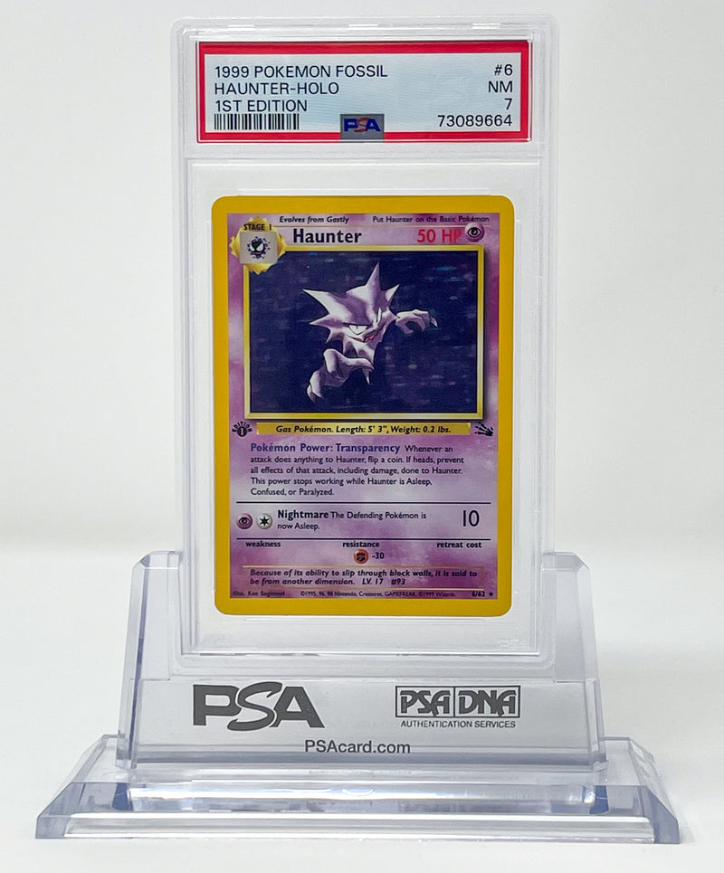 Haunter 1st Edition Fossil PSA 7 73089664