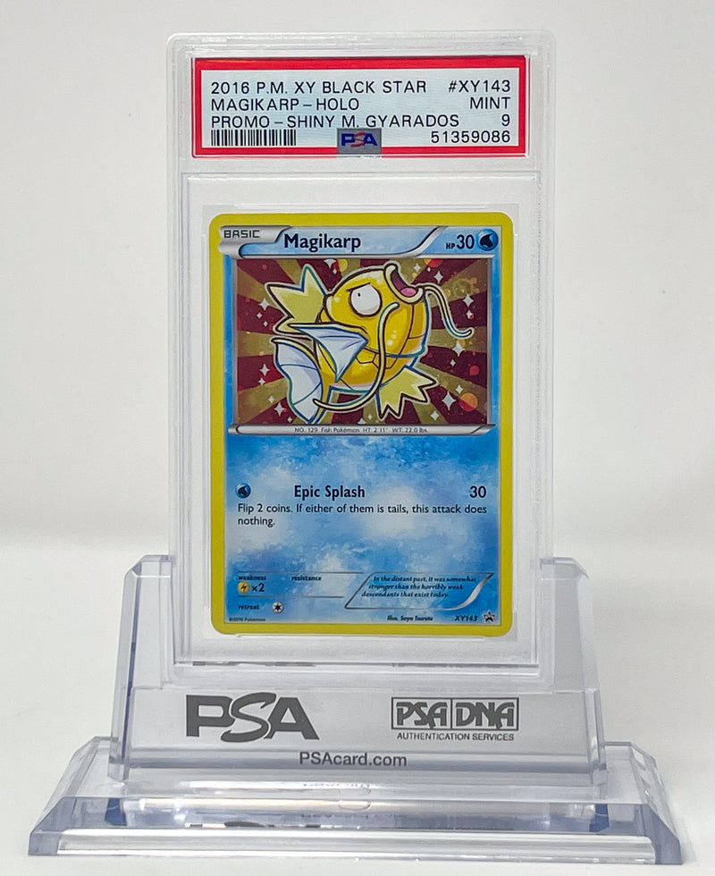 Magikarp XY143 Black Star Promo PSA 9 51359086
