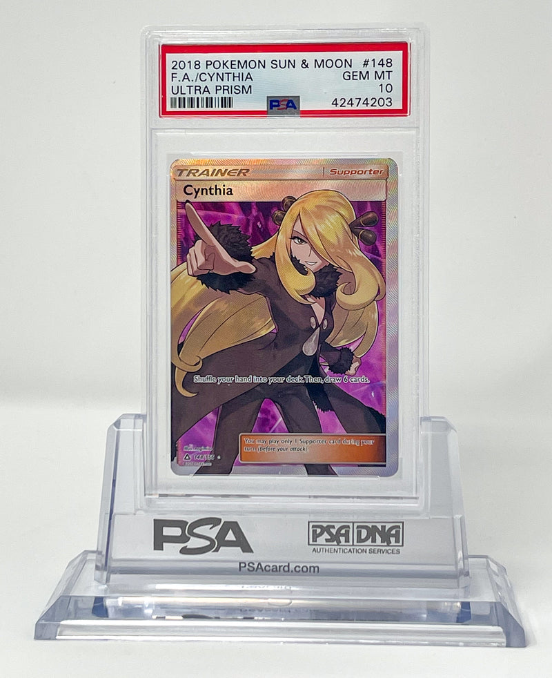 Cynthia Full Art 148/156 Ultra Prizm PSA 10 42474203