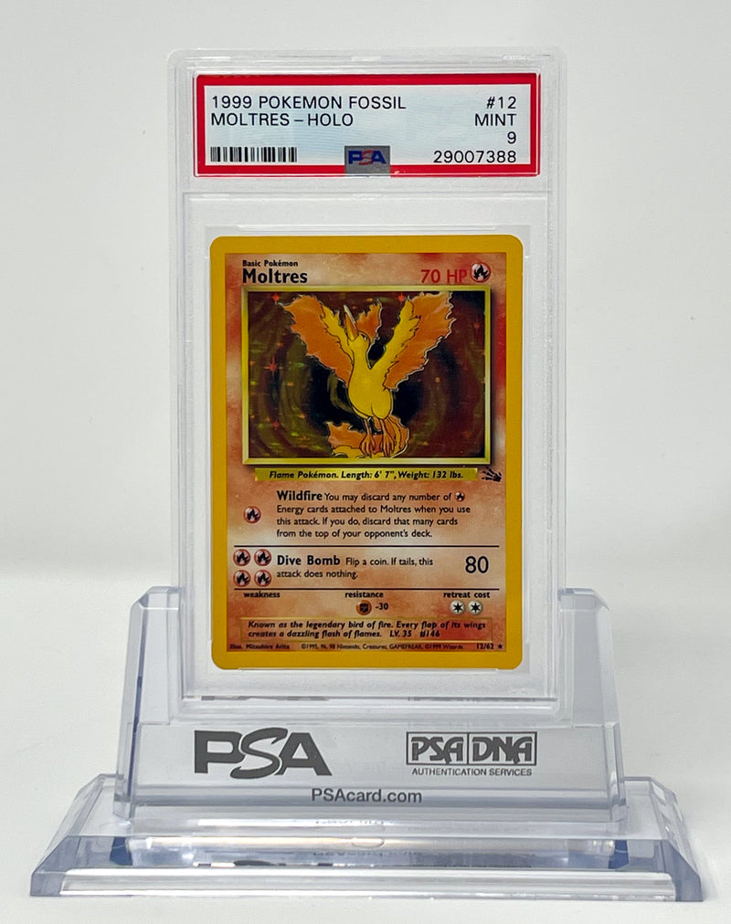 Moltres 12/62 Fossil PSA 9 29007388