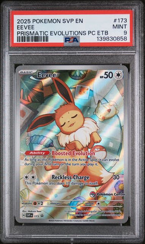 Eevee (173) Black Star Promo Pokemon Center PSA 9 139830858
