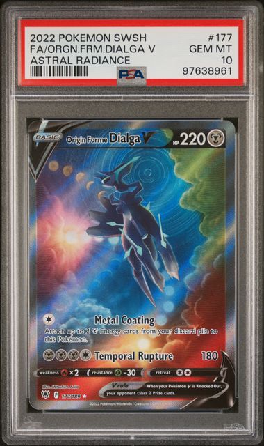 Origin Forme Dialga V 177/189 Sword & Shield: Astral Radiance PSA 10 97638961