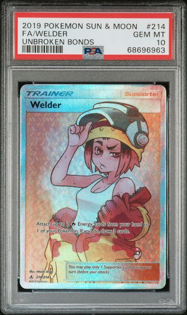 Welder 214/214 Unbroken Bonds PSA 10 68696963