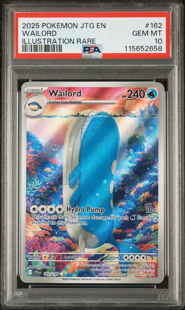 Wailord 162/159 Journey Together PSA 10 115652658