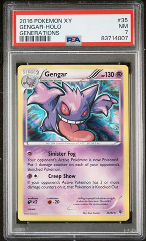 Gengar - Holo 35/83 Generations PSA 7 83714807