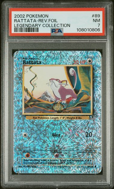 Rattata 89/110 Legendary Collection Reverse Foil PSA 7 108010806