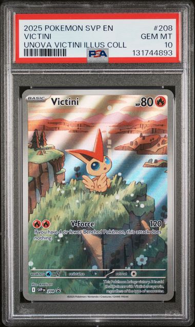 Victini 208 Scarlet Violet Black Star Promo PSA 10 131744893