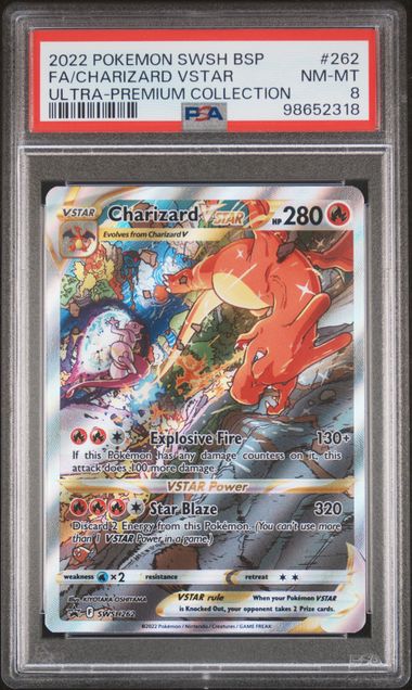 Charizard VSTAR SWSH262 Black Star Promo PSA 8 98652318