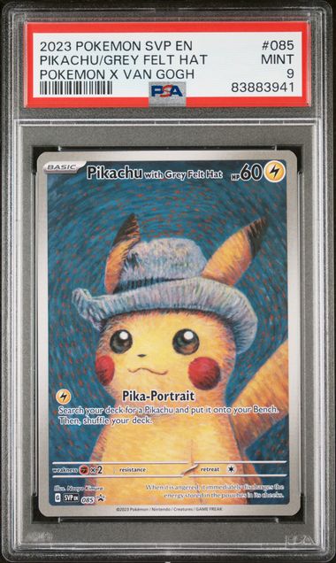 Pikachu with Grey Felt Hat (085) Black Star Promo PSA 9 83883941