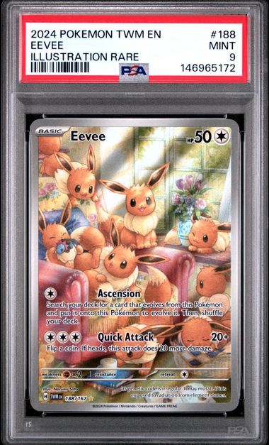 Eevee 188/167 Twilight Masquerade PSA 9 146965172