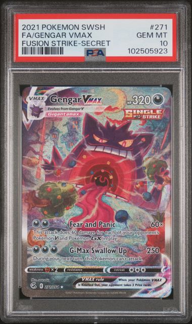 Gengar VMAX 271/264 Sword & Shield: Lost Origin PSA 10 102505923